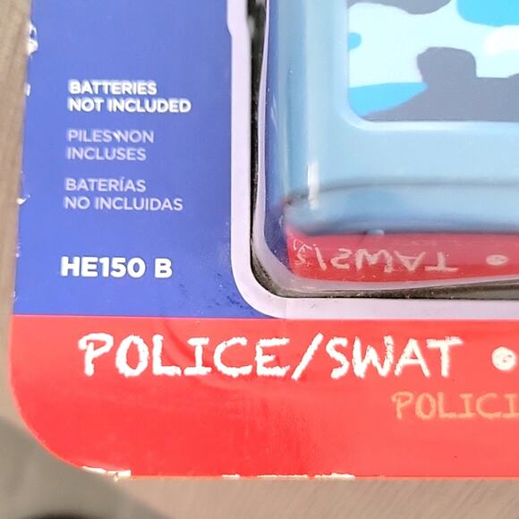 Cobra Hero Series Police/Swat Blue Camo Walkie Talkies Up to 16 Mile Range (NIB) - Picture 5 of 10